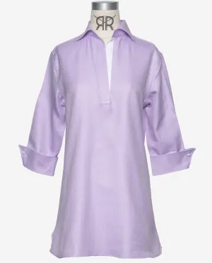 Tunic - Lavender Herringbone