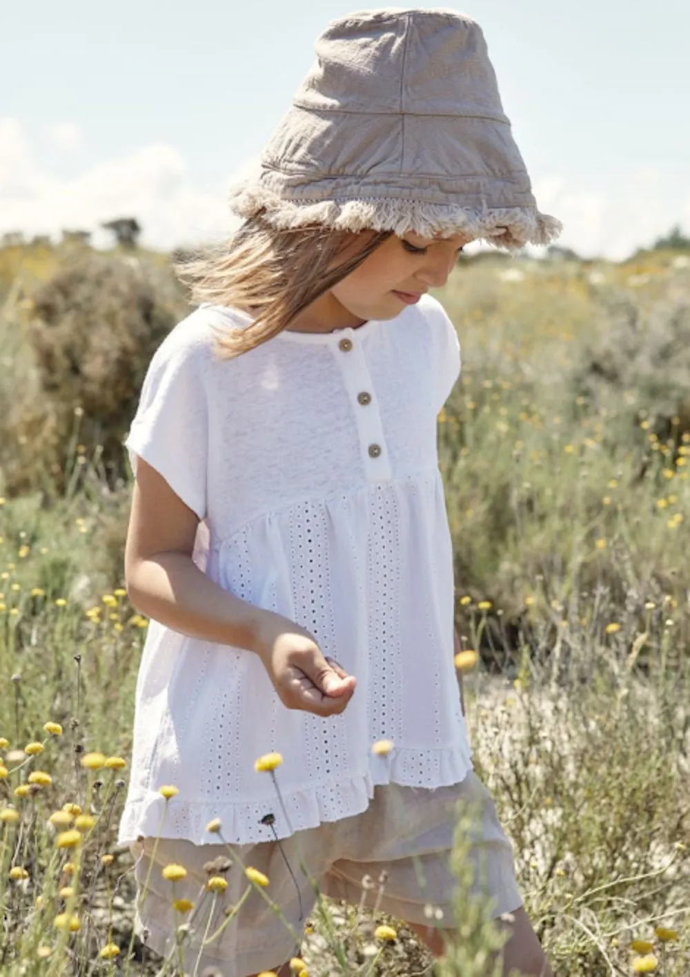 Tunic With English Stitching
