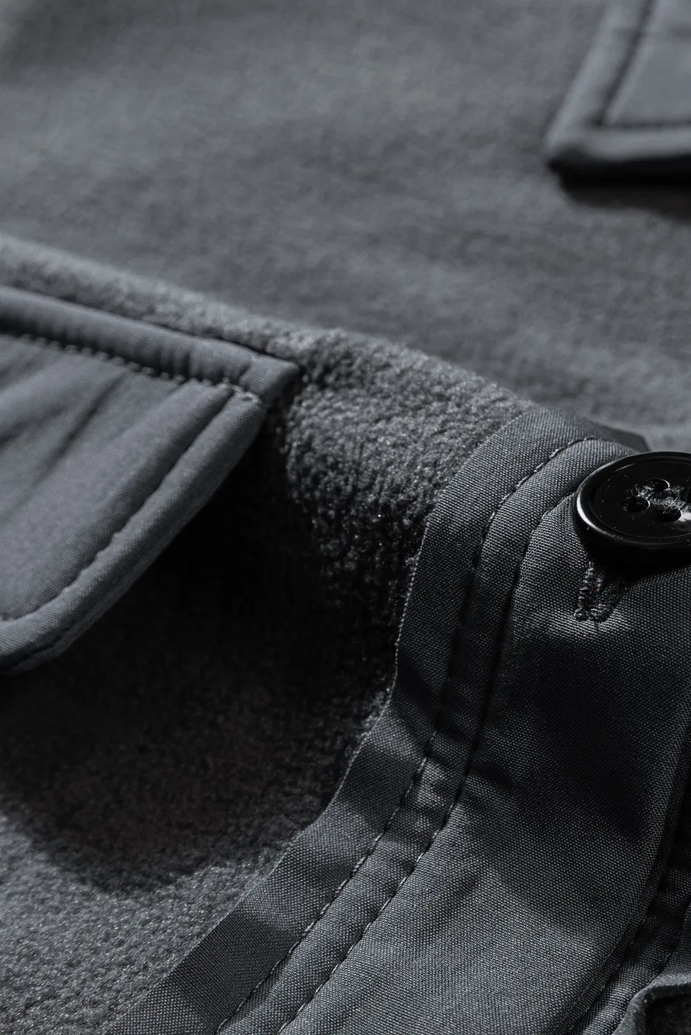 Turn Down Collar Shirt Jacket