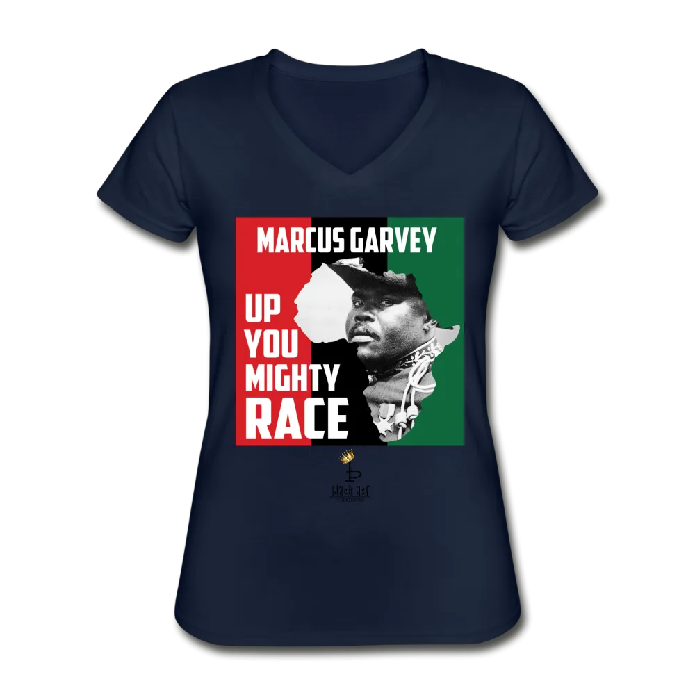 Up You Mighty Race - Women's V-Neck T-Shirt