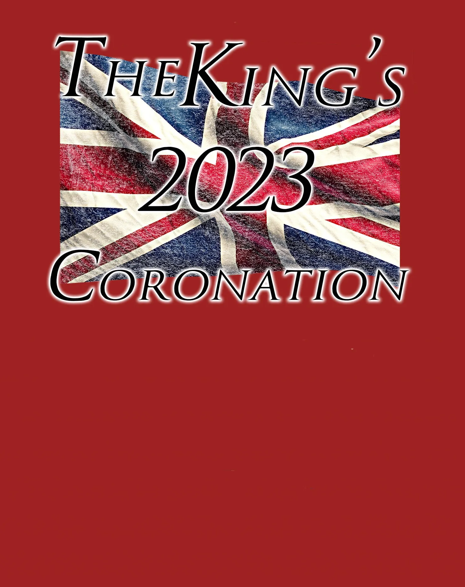 Urban Attitude Kings Coronation 2023 Union Jack Flag Flying Women's T-shirt