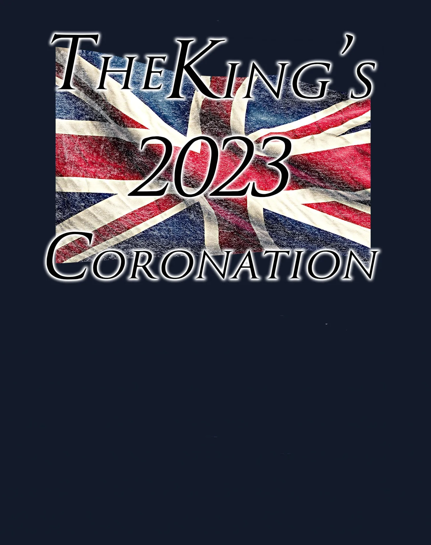 Urban Attitude Kings Coronation 2023 Union Jack Flag Flying Women's T-shirt