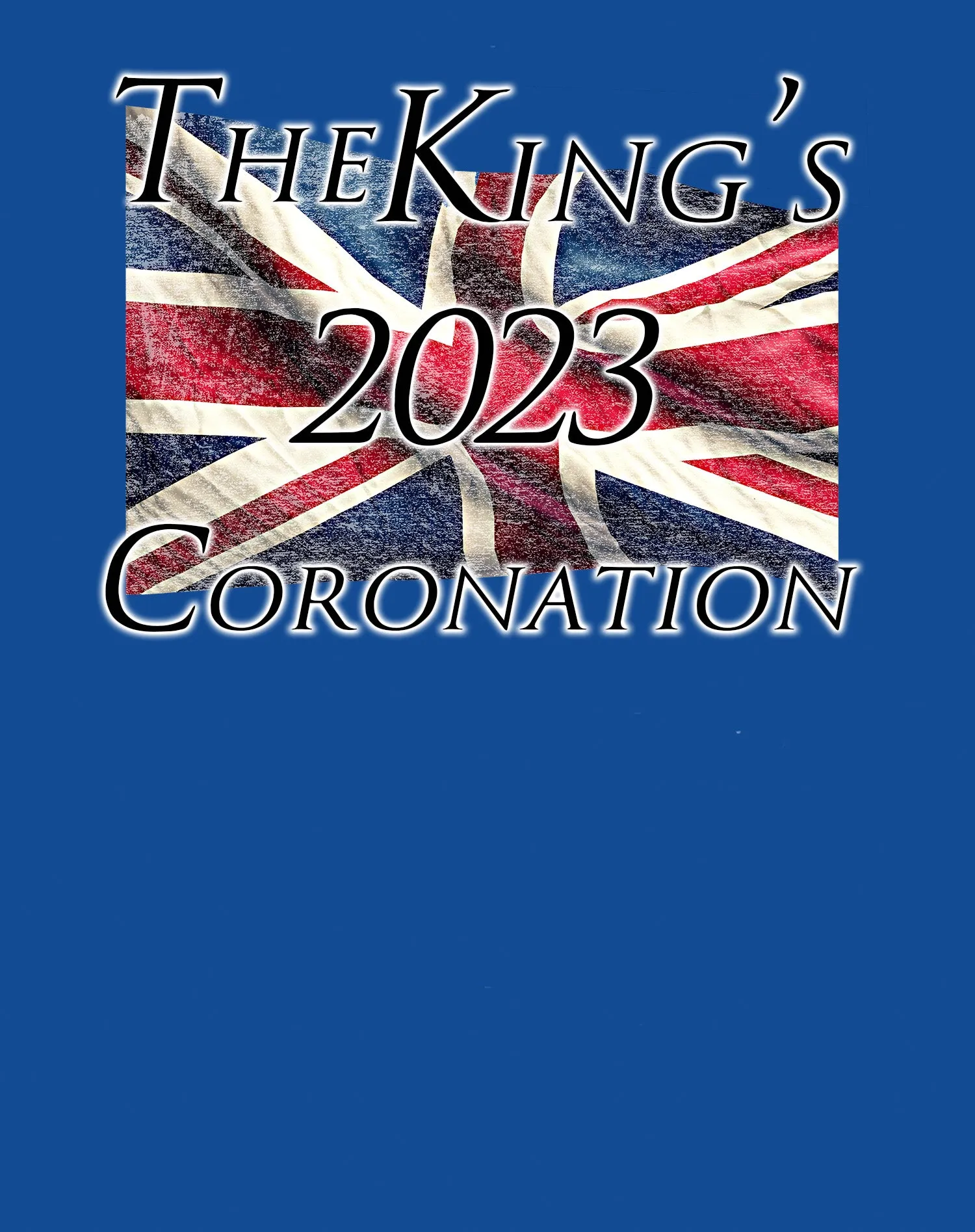 Urban Attitude Kings Coronation 2023 Union Jack Flag Flying Women's T-shirt
