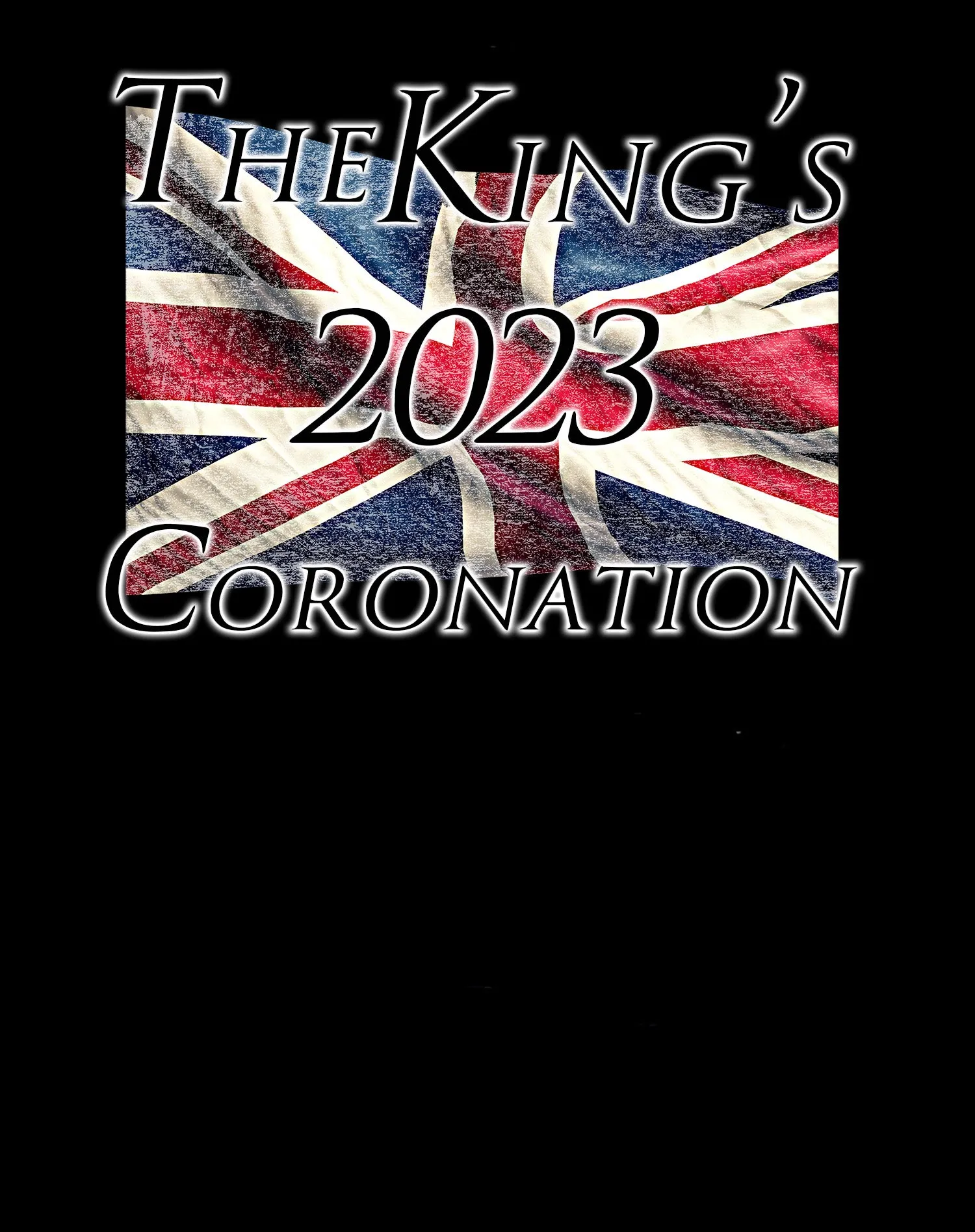 Urban Attitude Kings Coronation 2023 Union Jack Flag Flying Women's T-shirt