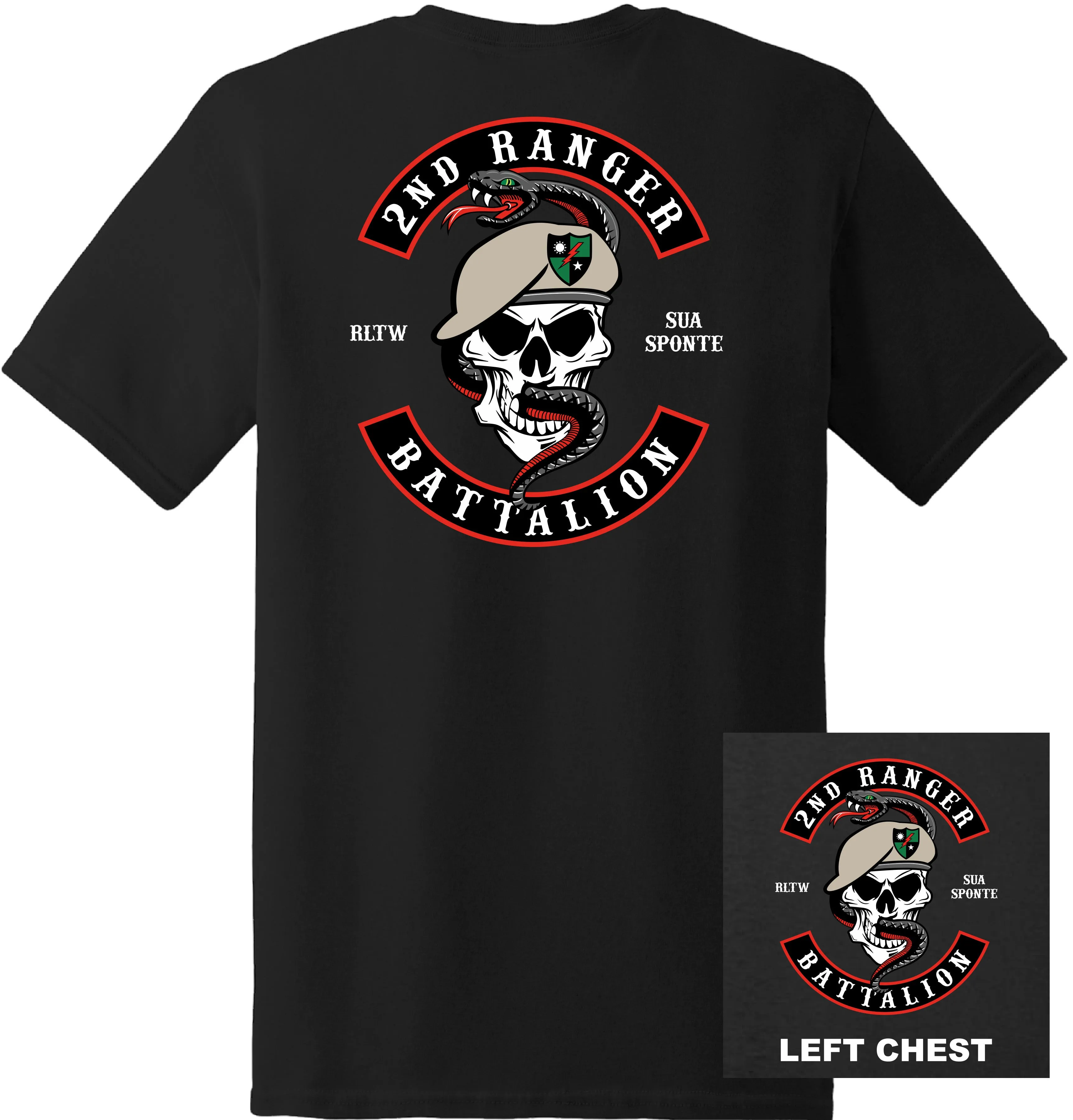 US Army - 2nd Ranger Battalion T-Shirt
