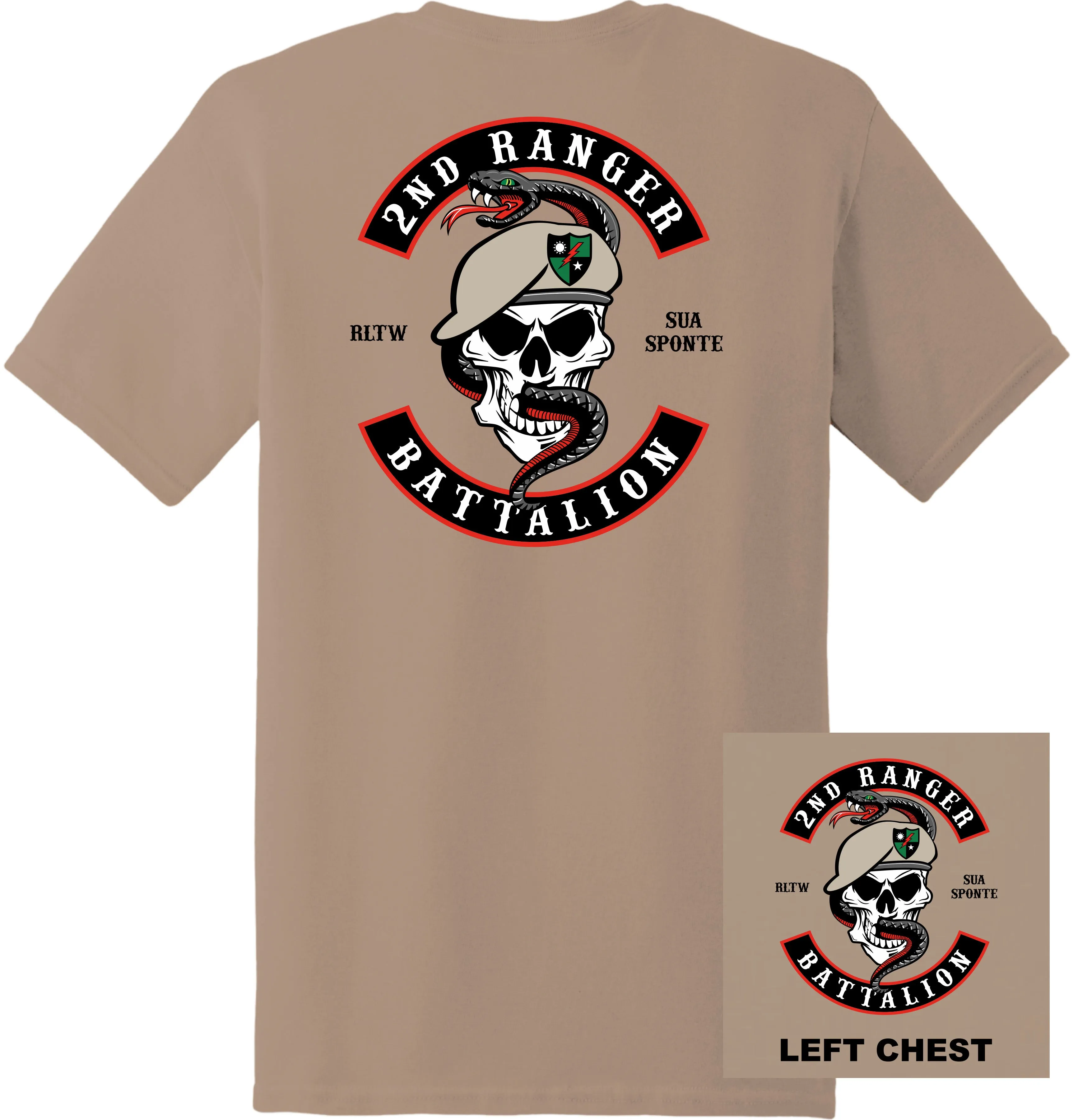 US Army - 2nd Ranger Battalion T-Shirt