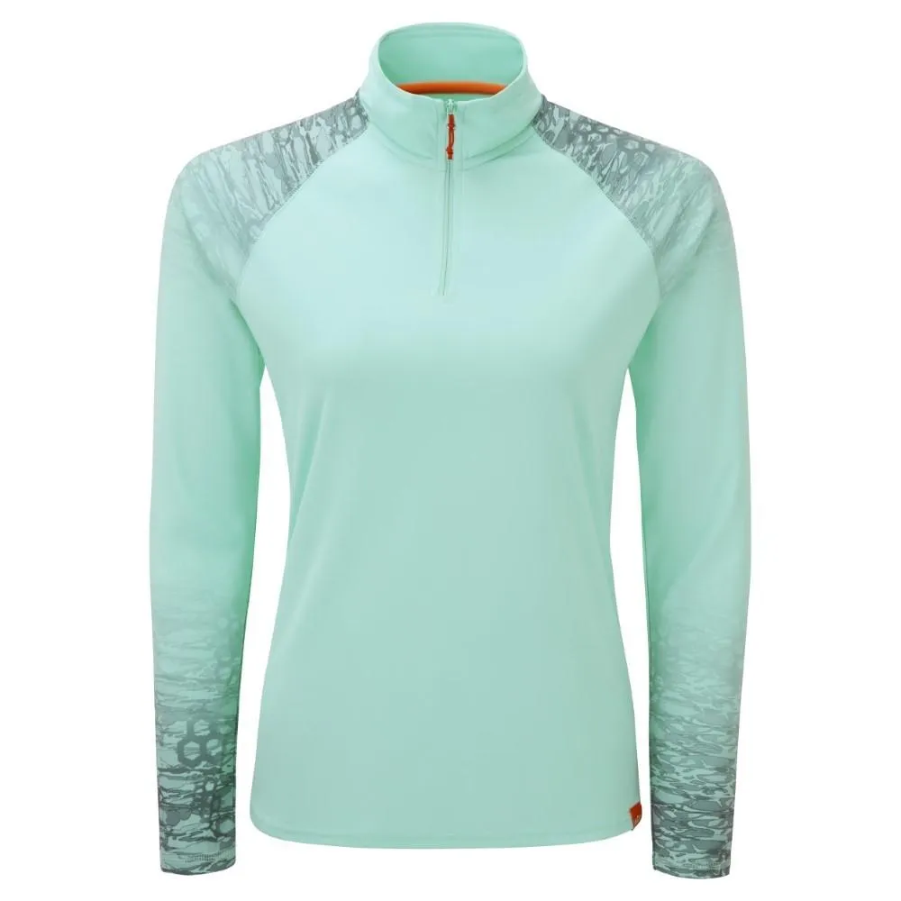 UV Tec Long Sleeve Zip Tee Womens