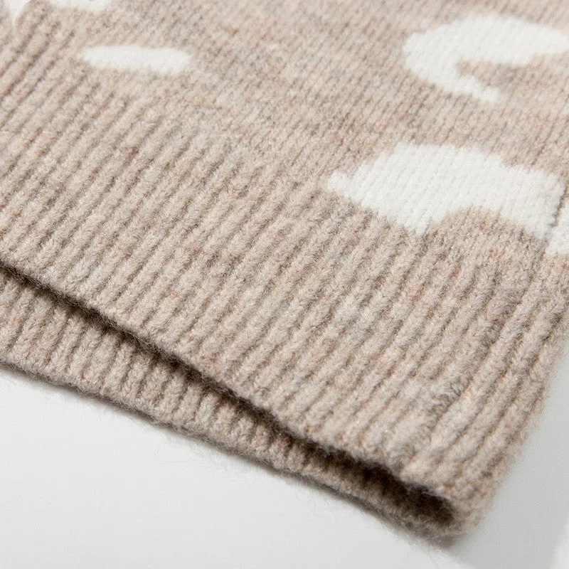 V-Neck Knitted Cardigan