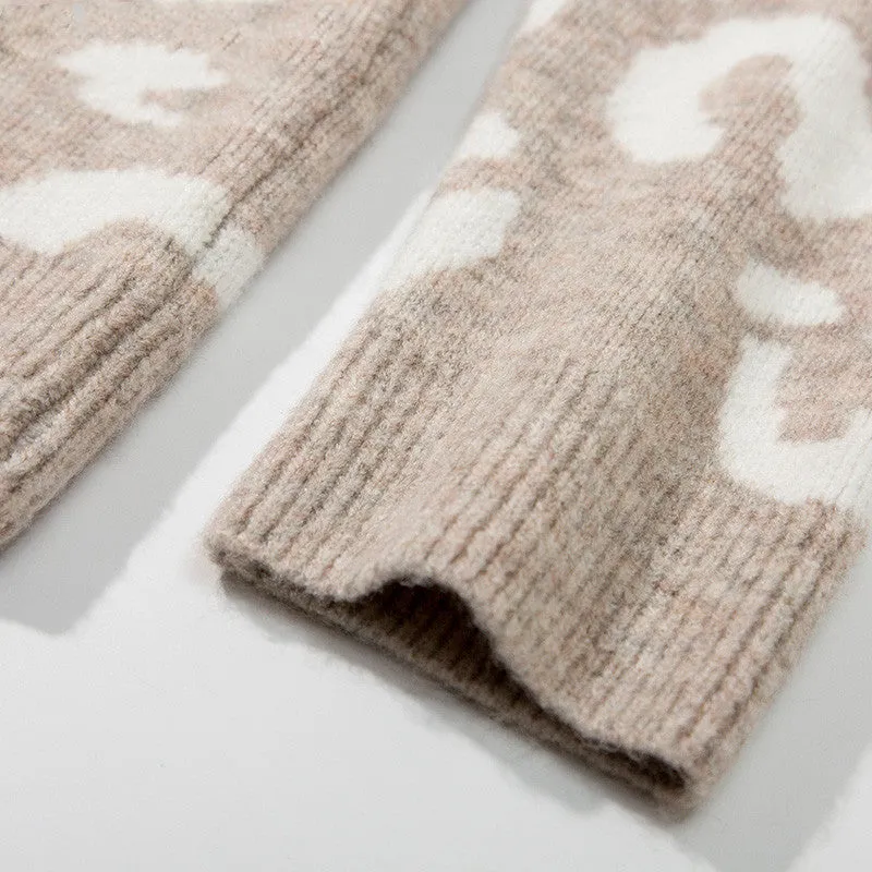 V-Neck Knitted Cardigan
