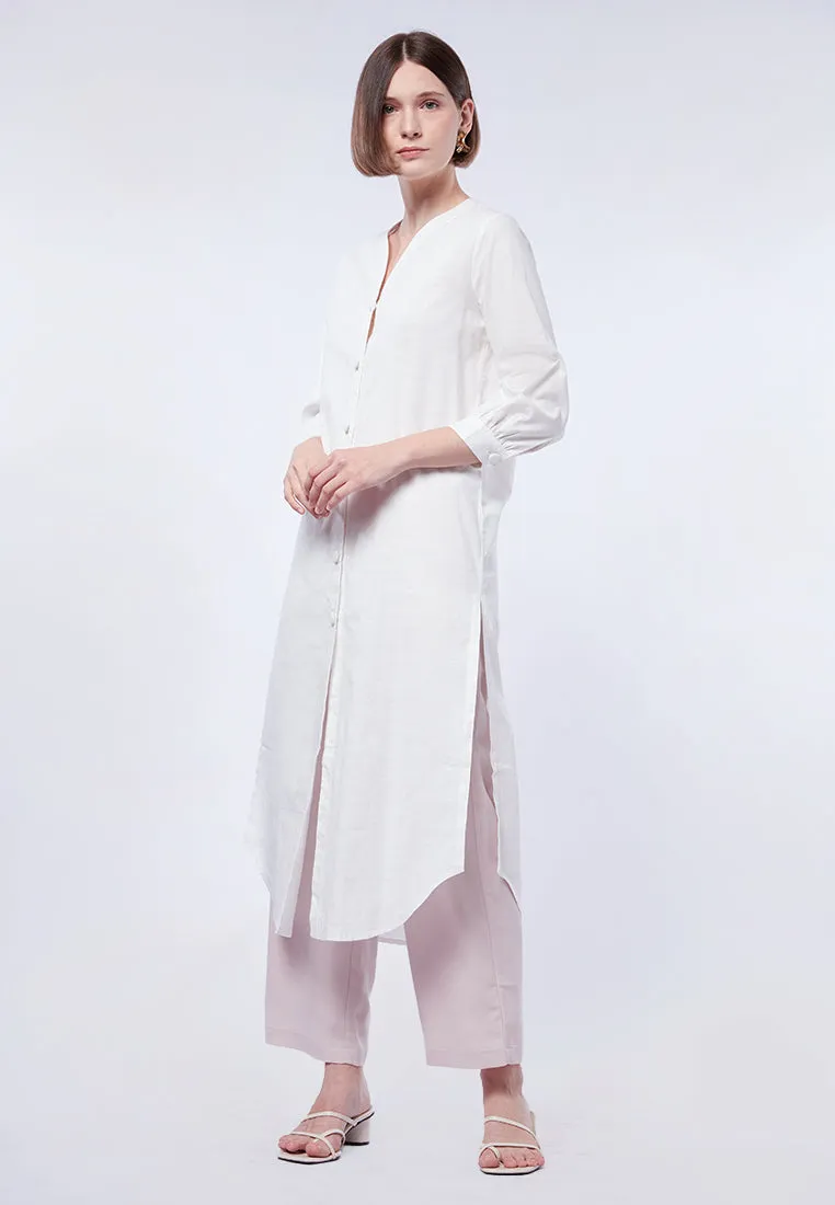V-Neck Long Sleeve Tunic