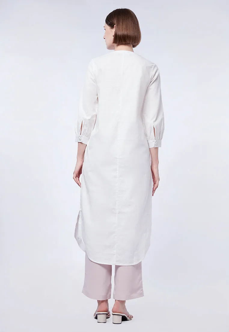 V-Neck Long Sleeve Tunic
