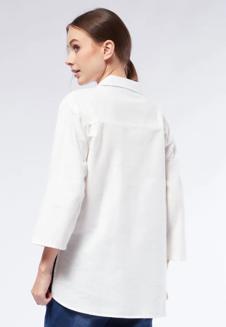 V-Neck Long Sleeve Tunic