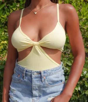 Vacation Me Top(Yellow)