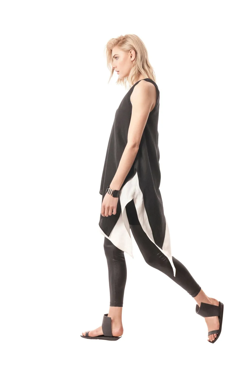 Vico V-Neck Double-Layer Tunic
