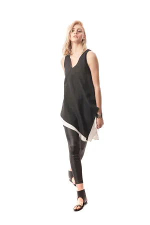 Vico V-Neck Double-Layer Tunic