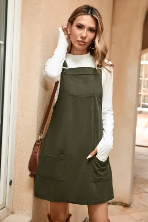 Vineyard Corduroy Overall Dress