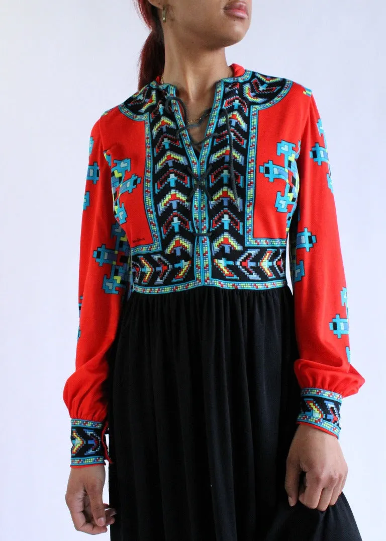Vintage Tunic Dress D0033