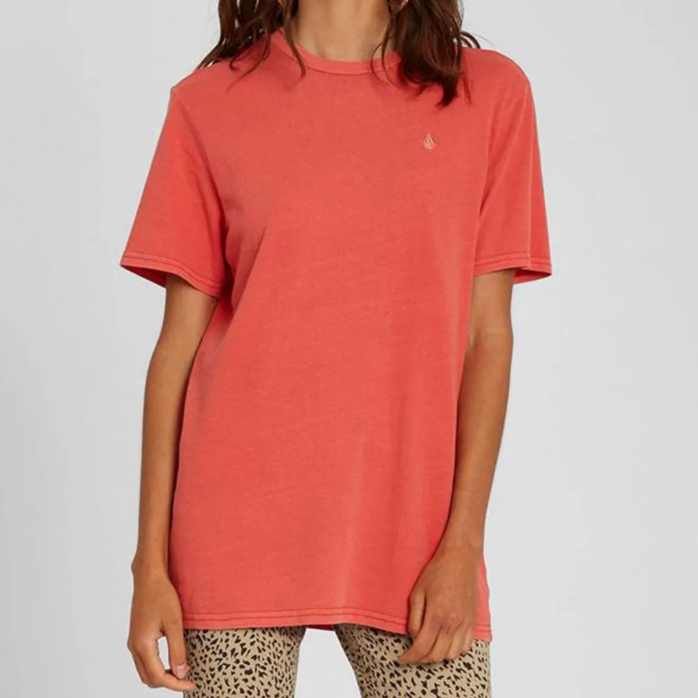 Volcom Womens Solid Stone Emblem T-Shirt