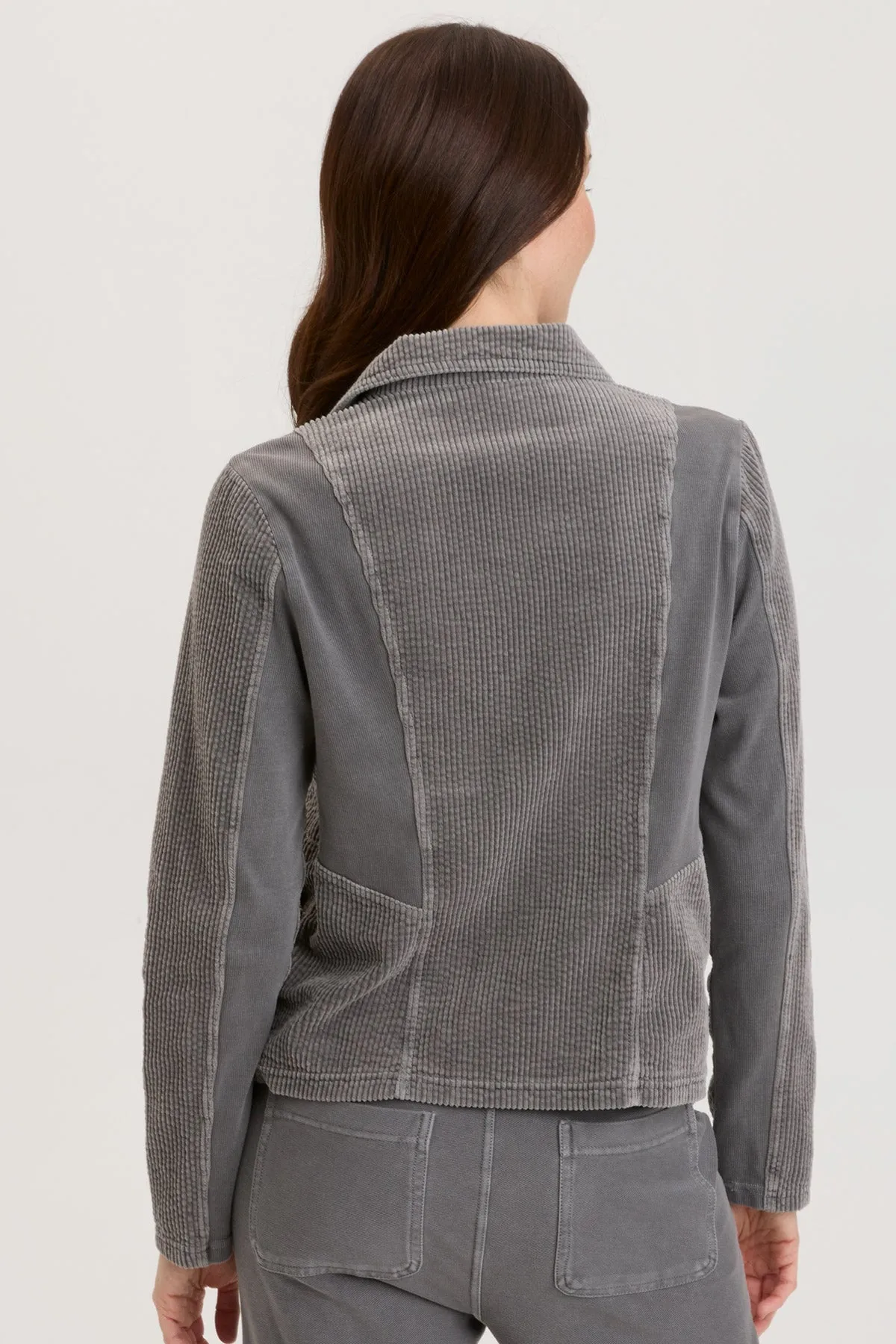 Voni Embroidered Moto Jacket