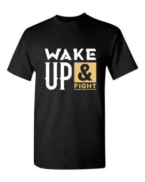 Wake up and fight t-shirt, motivational t-shirt, inspirational tees, casual tees