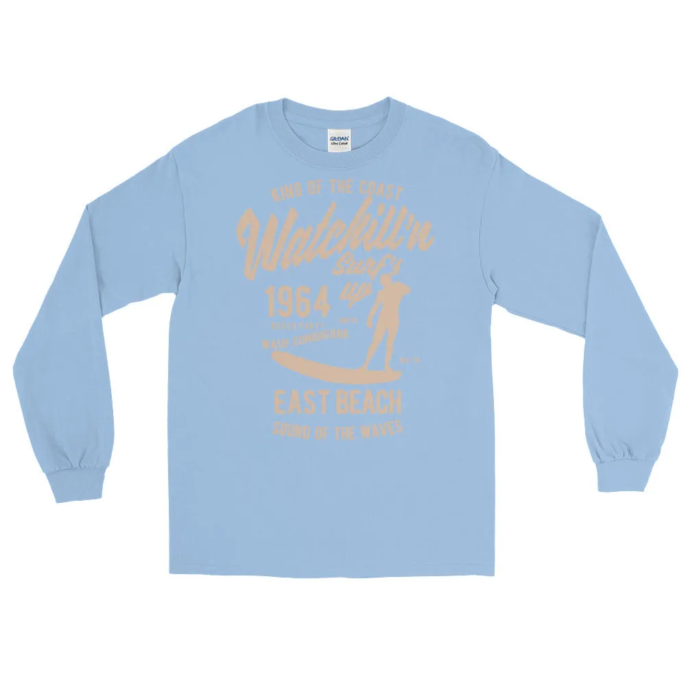 Watchill'n 'Surf's Up' - Long-Sleeve T-Shirt (Khaki)