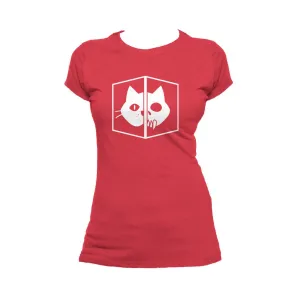 Weird Science Schrodinger's Cat Official Women's T-shirt (Red)