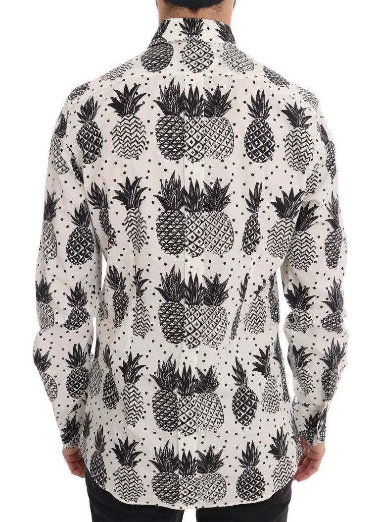 White Pineapple GOLD Slim Fit Shirt