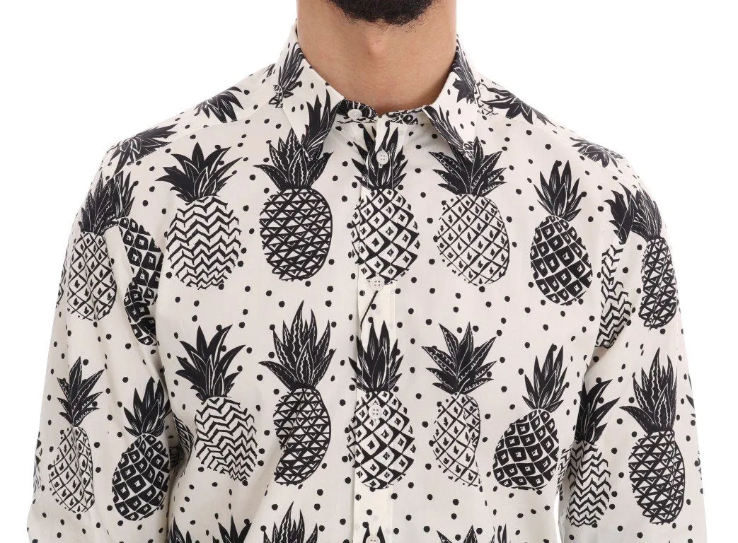 White Pineapple GOLD Slim Fit Shirt