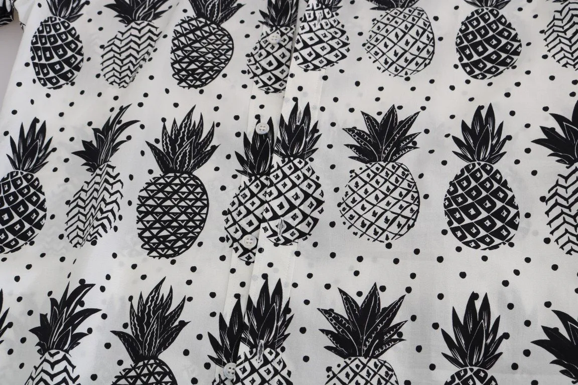 White Pineapple GOLD Slim Fit Shirt