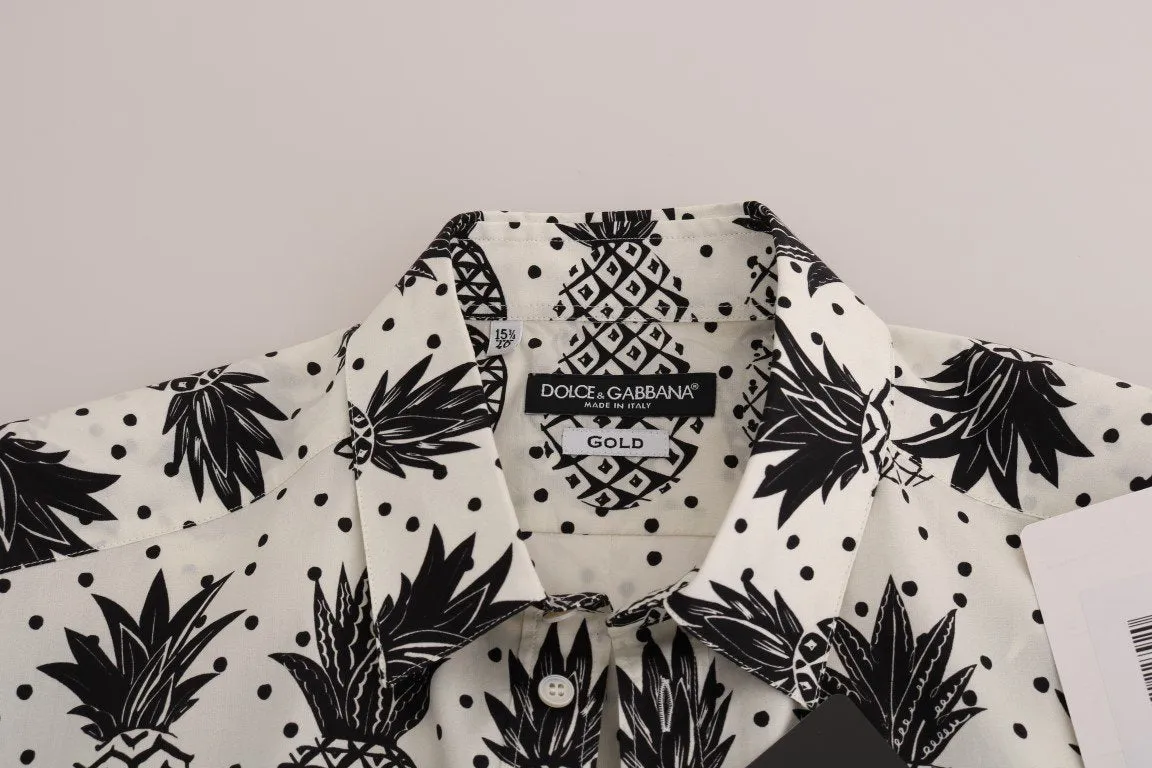 White Pineapple GOLD Slim Fit Shirt
