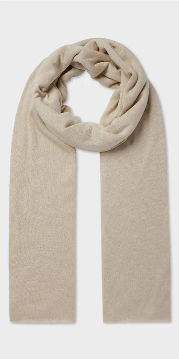 White   Warren Silk Cashmere Travel Wrap