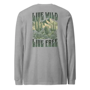 Wild & Free - Long Sleeve Graphic T-Shirt
