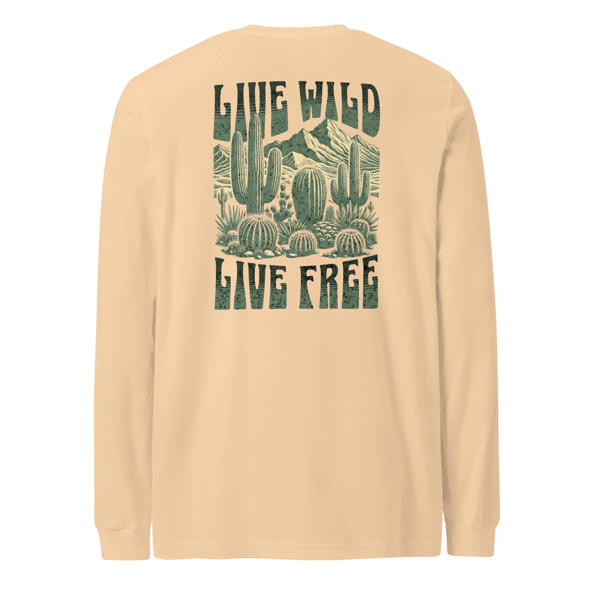 Wild & Free - Long Sleeve Graphic T-Shirt