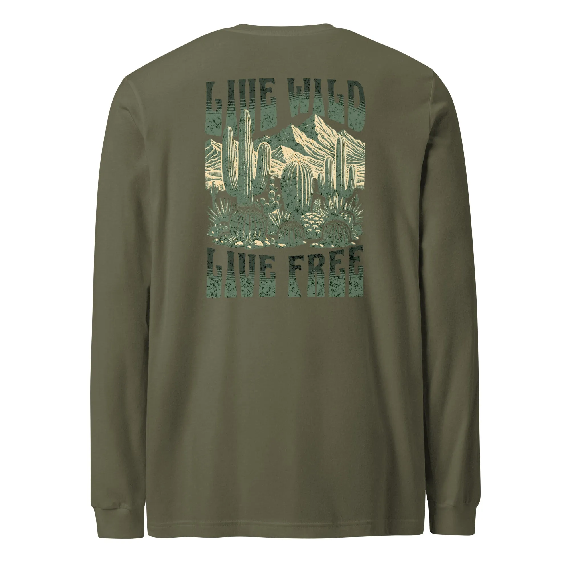 Wild & Free - Long Sleeve Graphic T-Shirt
