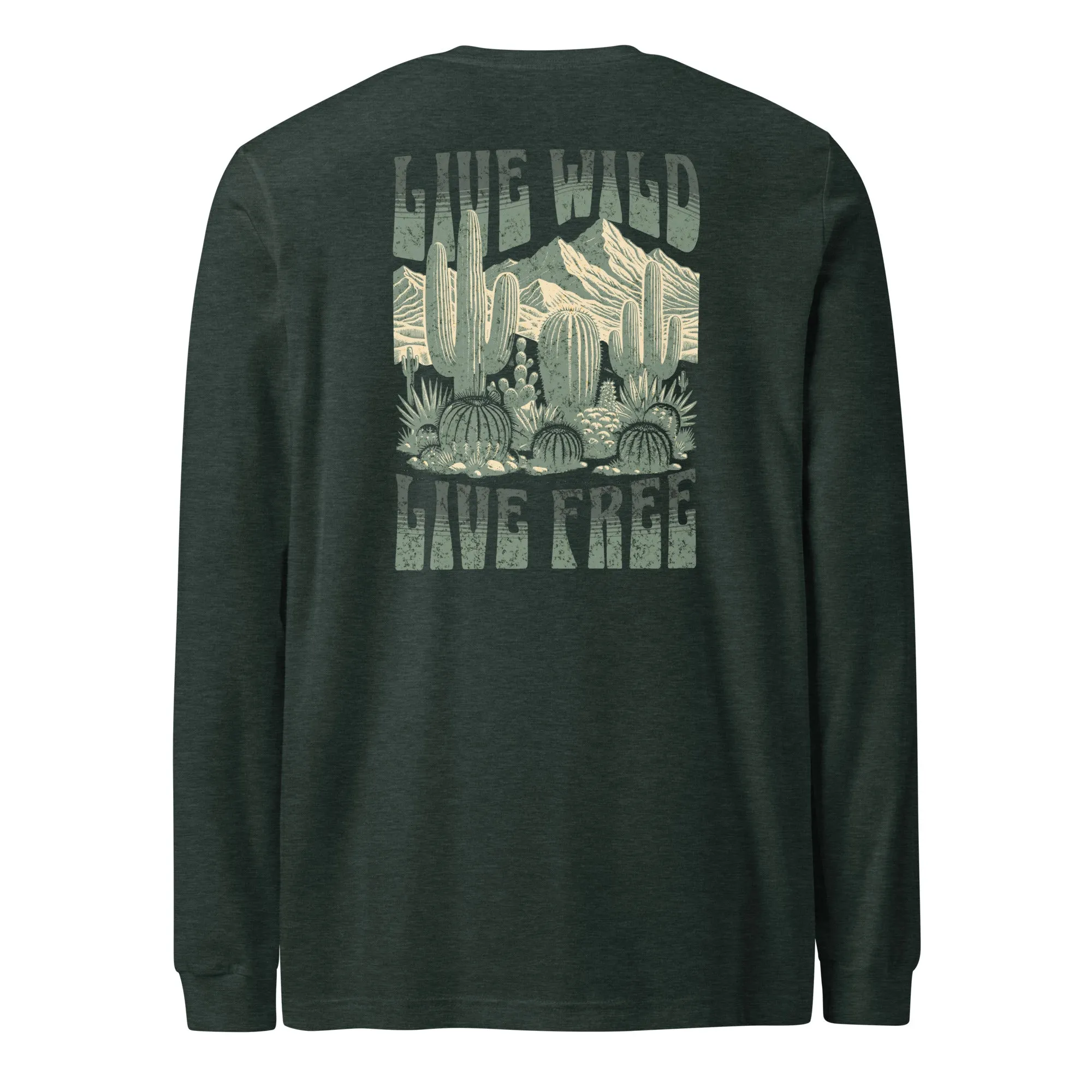 Wild & Free - Long Sleeve Graphic T-Shirt