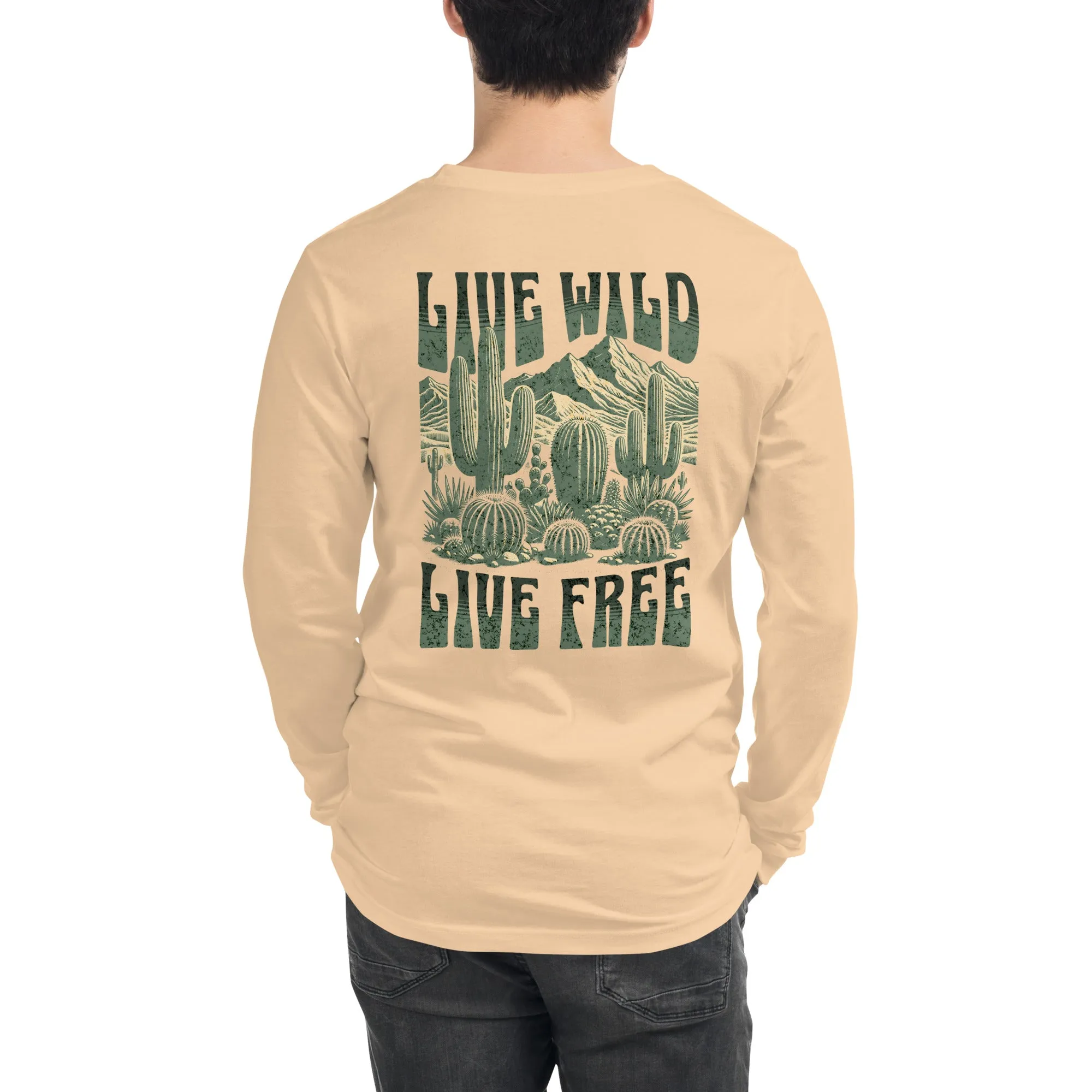 Wild & Free - Long Sleeve Graphic T-Shirt