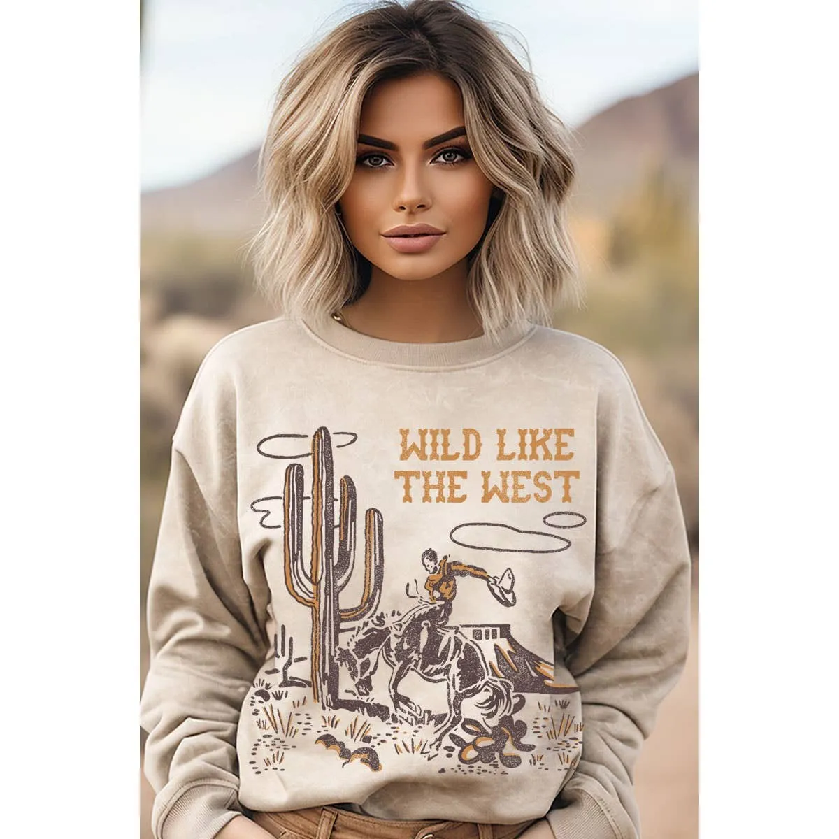 Wild Like The West Mineral Graphics Sweatshirt