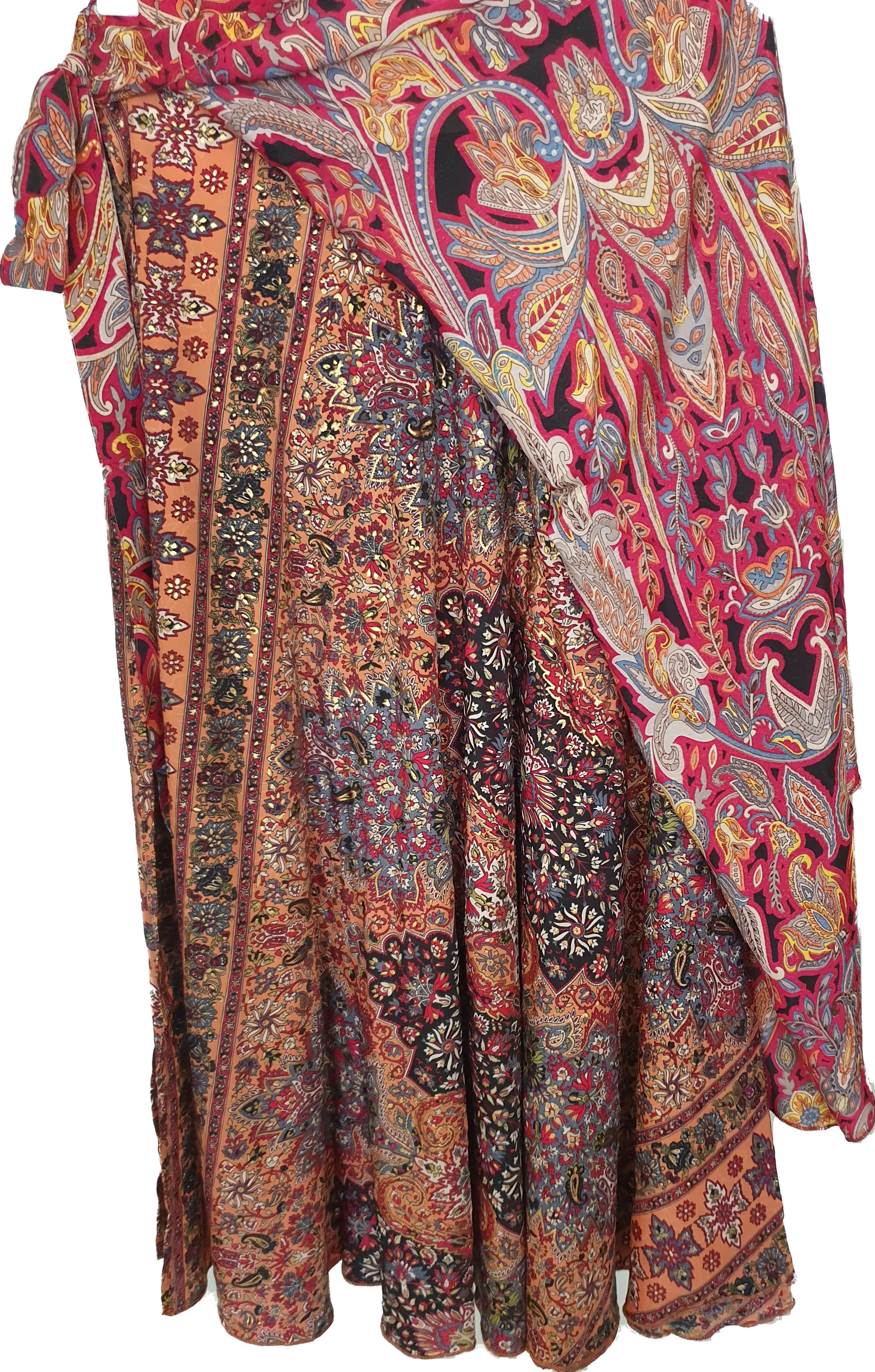 Wine Gold Wrap Skirt Cienna Designs Australia