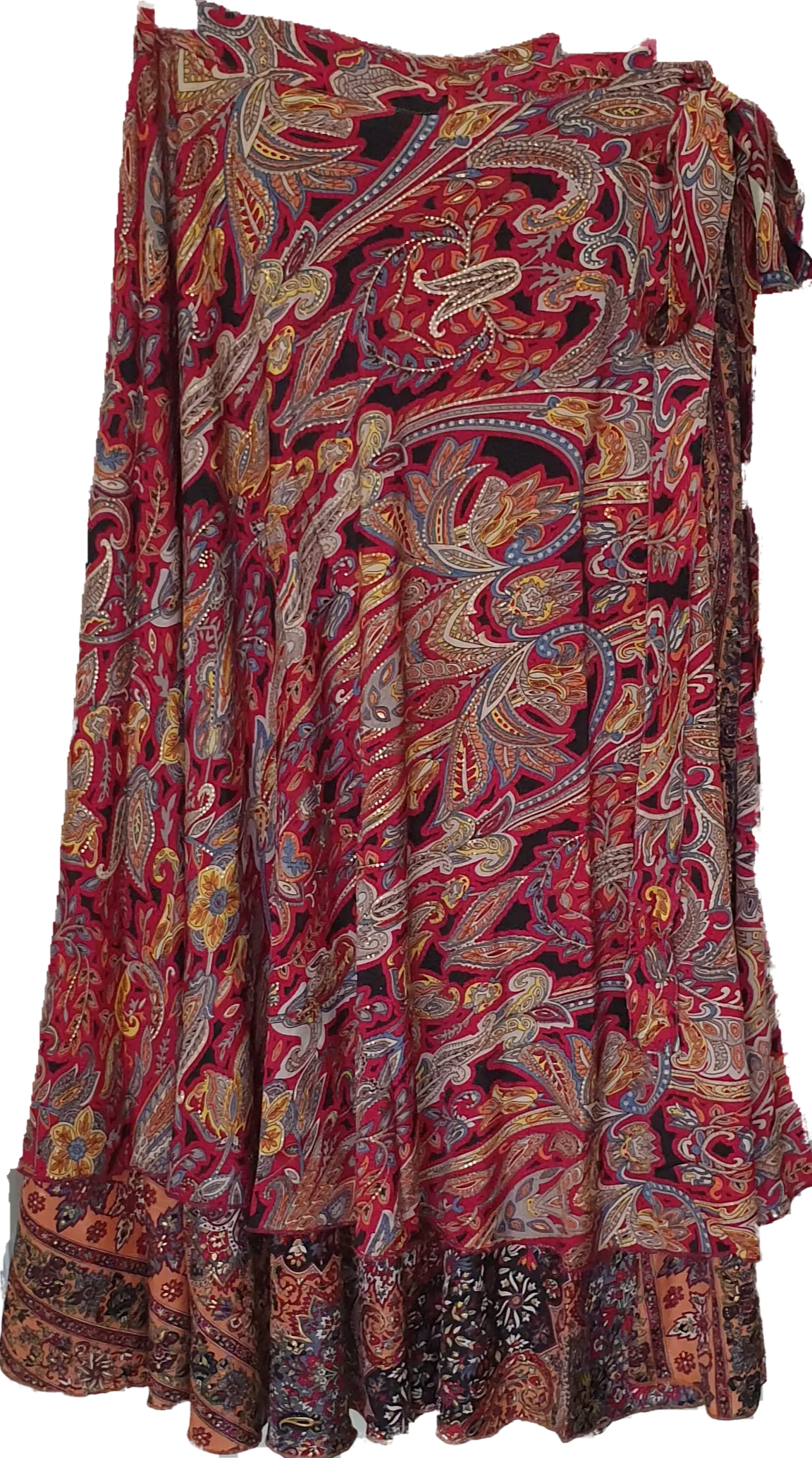 Wine Gold Wrap Skirt Cienna Designs Australia