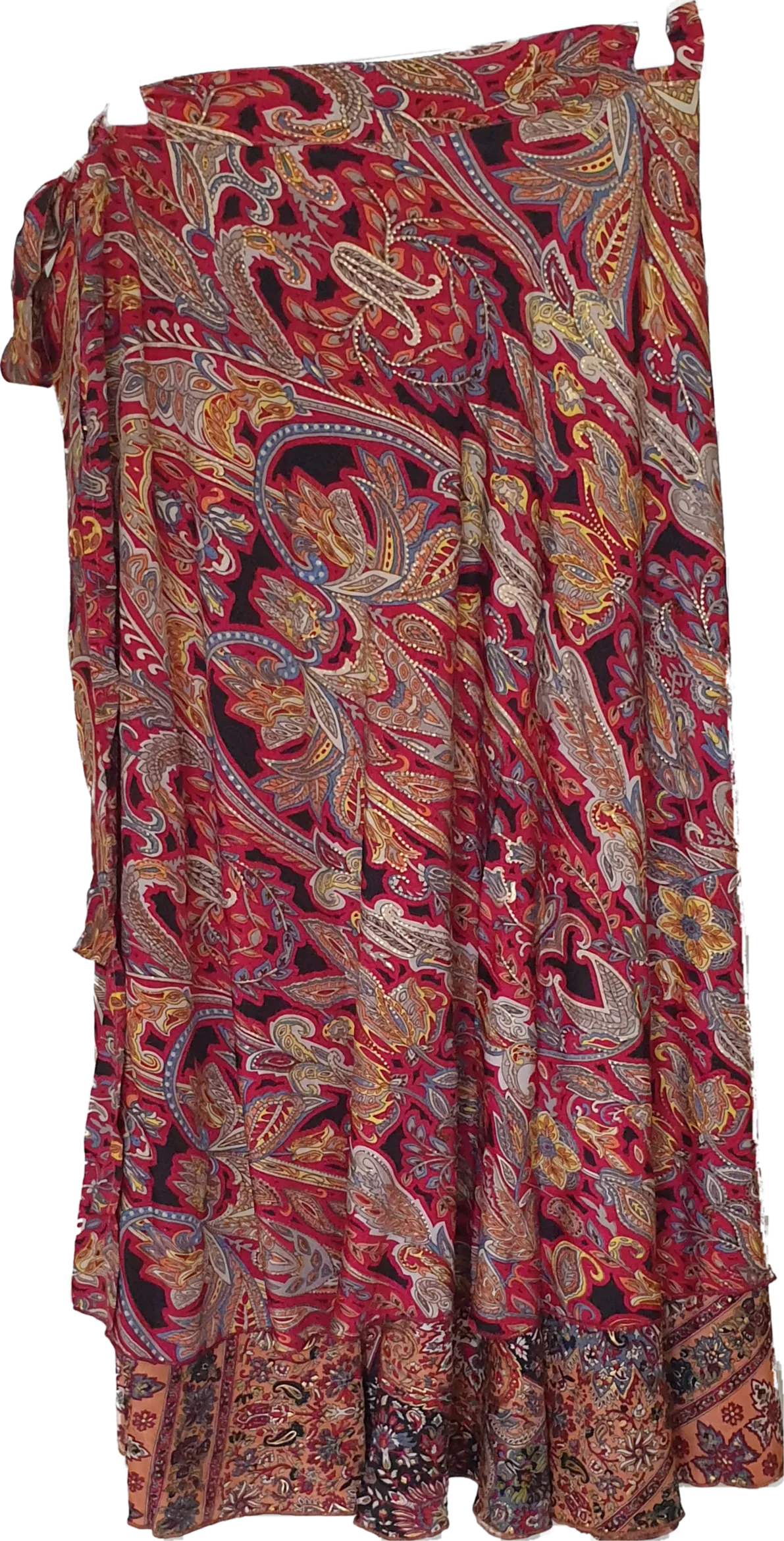 Wine Gold Wrap Skirt Cienna Designs Australia