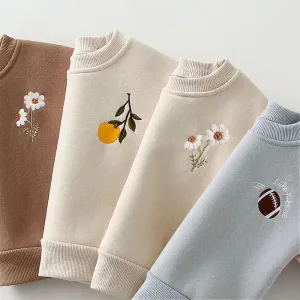 Winter Toddler Baby Boy Girl Clothing Sets 0-5Y Thick Kids Sweatshirt Clothes Baby Girl Fleece Pullover Tops  Pant Suits Autumn