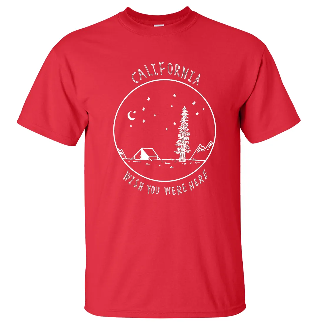 Wish You Were Here White Print Asst Colors T-shirt/tee