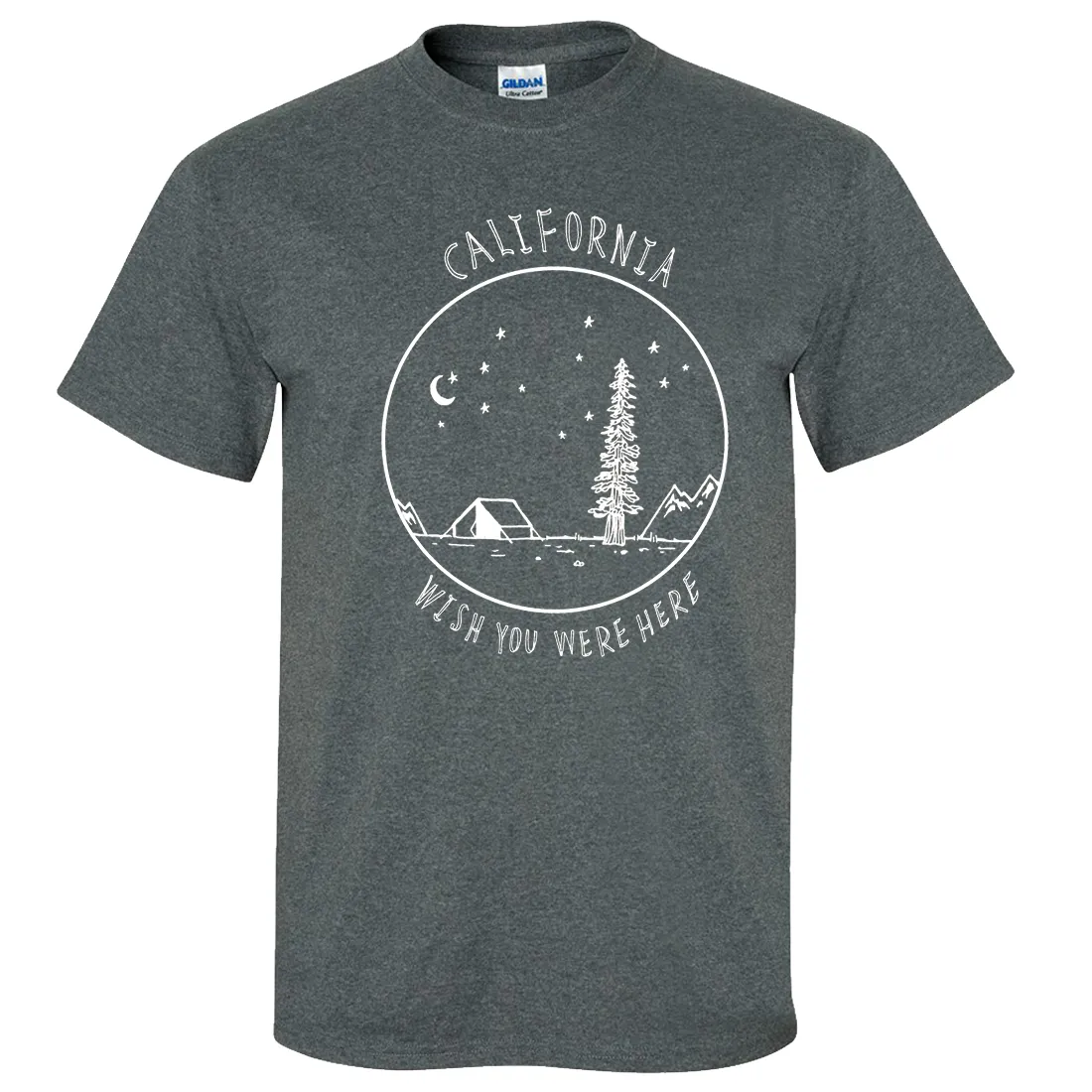 Wish You Were Here White Print Asst Colors T-shirt/tee