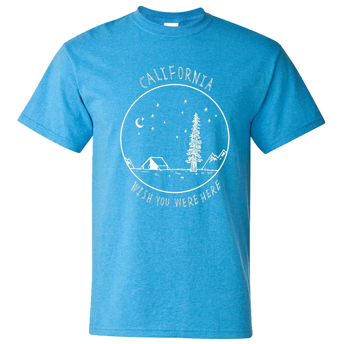 Wish You Were Here White Print Asst Colors T-shirt/tee