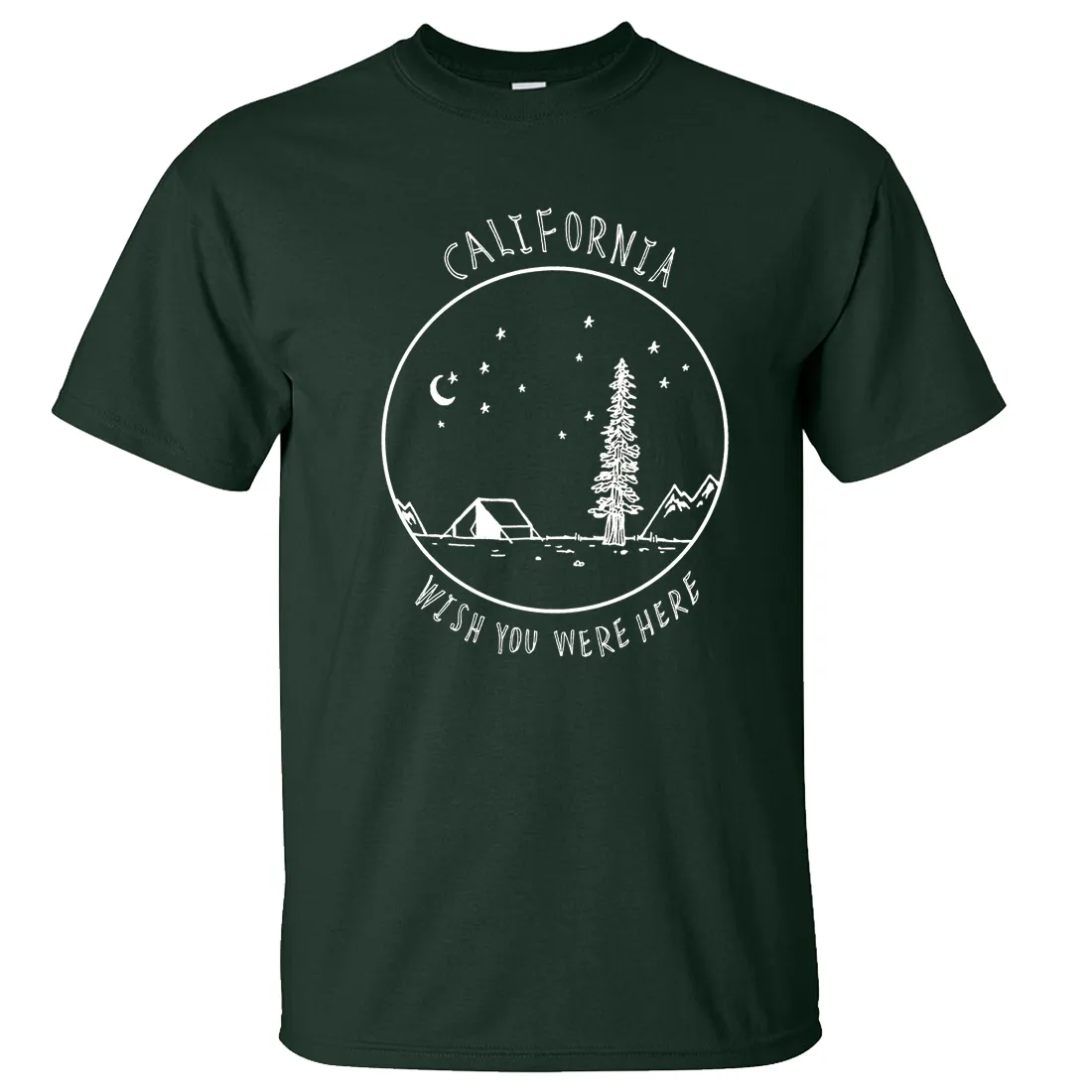 Wish You Were Here White Print Asst Colors T-shirt/tee