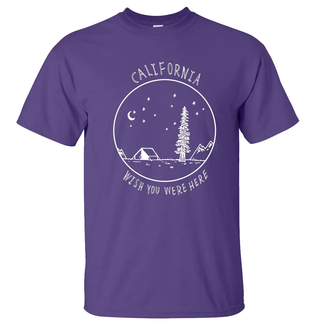 Wish You Were Here White Print Asst Colors T-shirt/tee