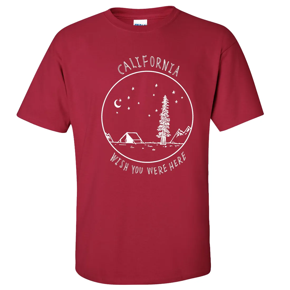 Wish You Were Here White Print Asst Colors T-shirt/tee