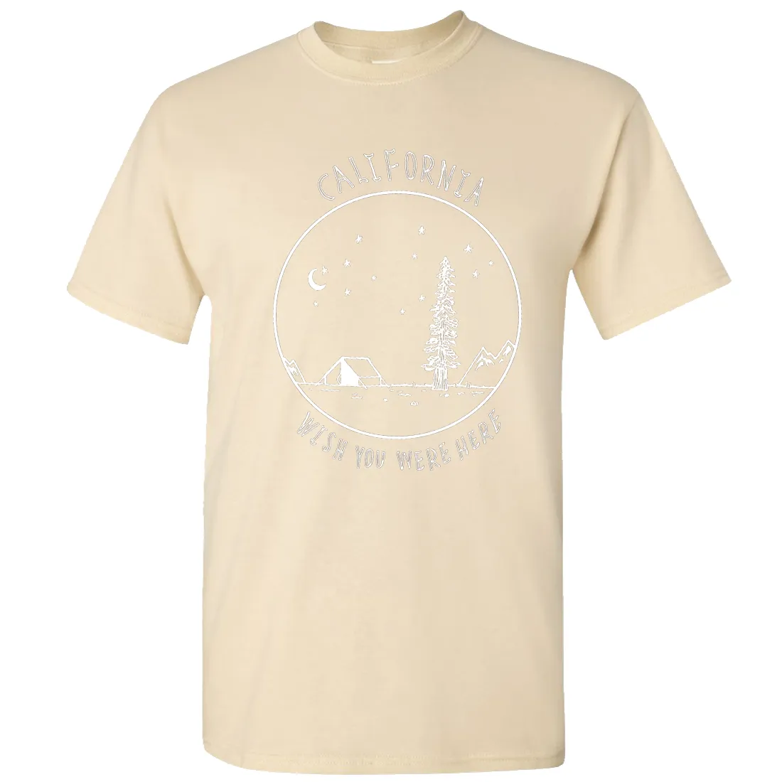 Wish You Were Here White Print Asst Colors T-shirt/tee