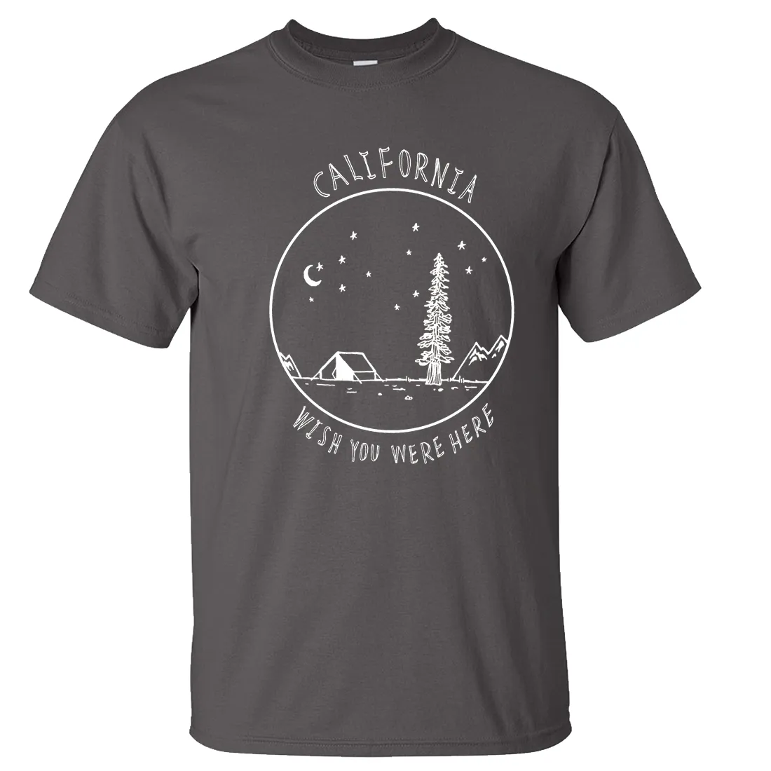 Wish You Were Here White Print Asst Colors T-shirt/tee