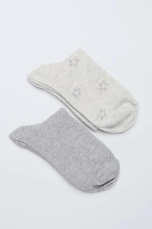 Women Cotton Socks Grey